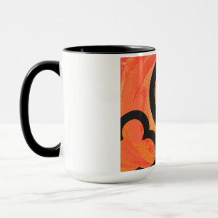 Orange 30 Decade Birthdday Mug