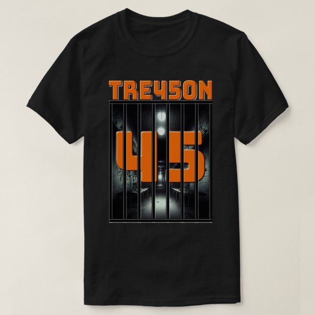 Orange 45 TRE45ON 1 T-Shirt (Design Front)