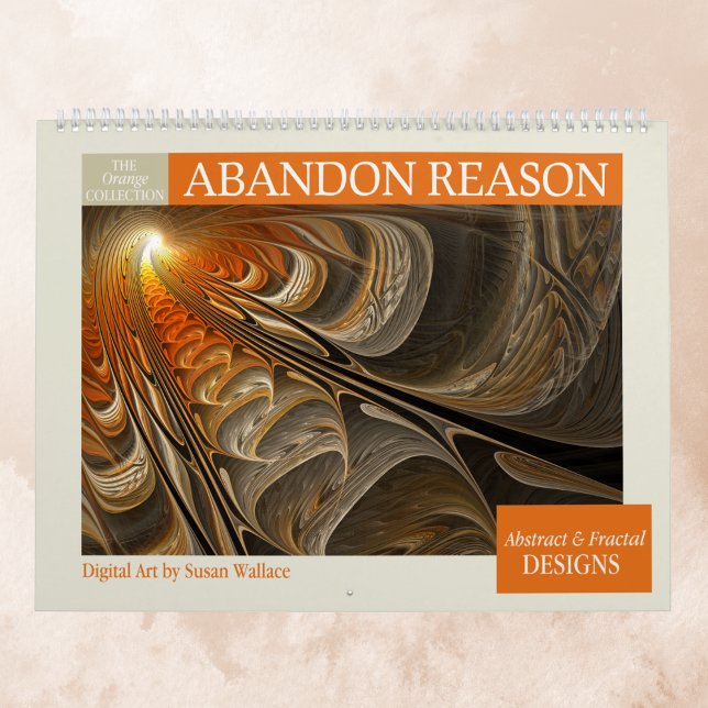 Orange Abstract Fractals 2026 Calendar (Creator Uploaded)