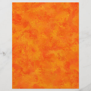 Orange Abstract Pattern Letterhead