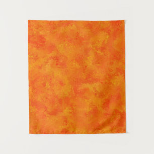 Orange Abstract Pattern  Tapestry