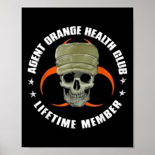 Orange Agent Health Club Lifetime Member Vietnam V Poster
