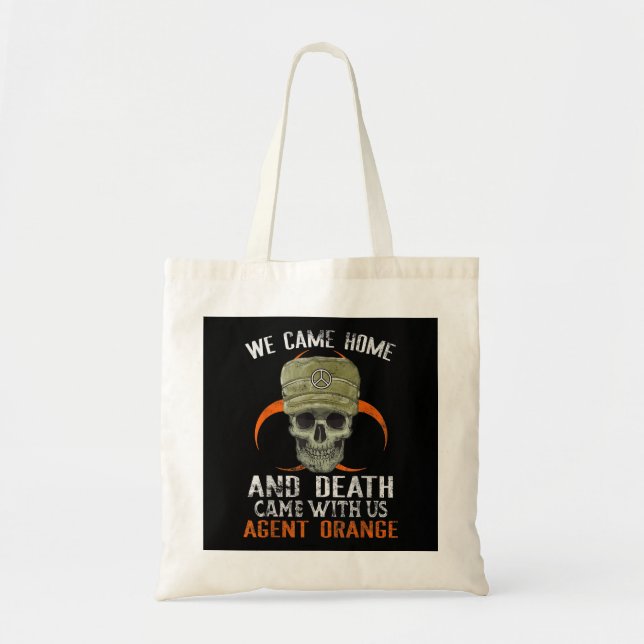 Orange Agent Vietnam War Military Victims Retired  Tote Bag (Front)