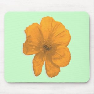 Orange Aid/ PopArt Flower Mouse Pad