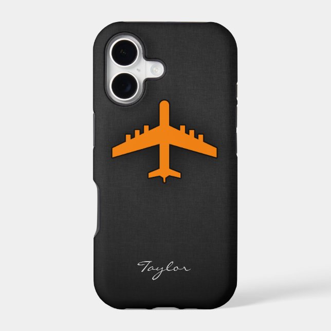 Orange Airplane (Back)