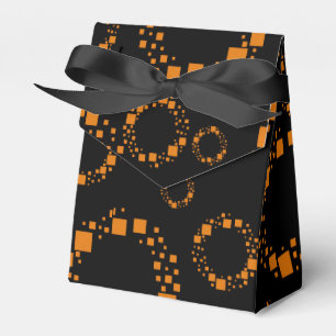 Orange alert float abstract Halloween black box