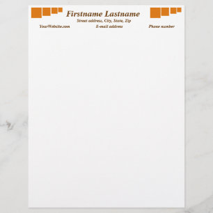 Orange alert float abstract Halloween black box Letterhead