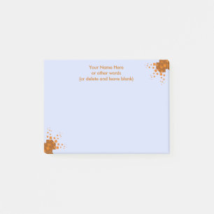 Orange alert float abstract Halloween black box Post-it Notes
