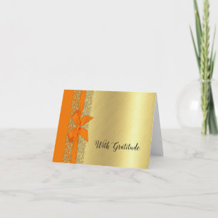 Orange All Gold Vine Bordure Merci