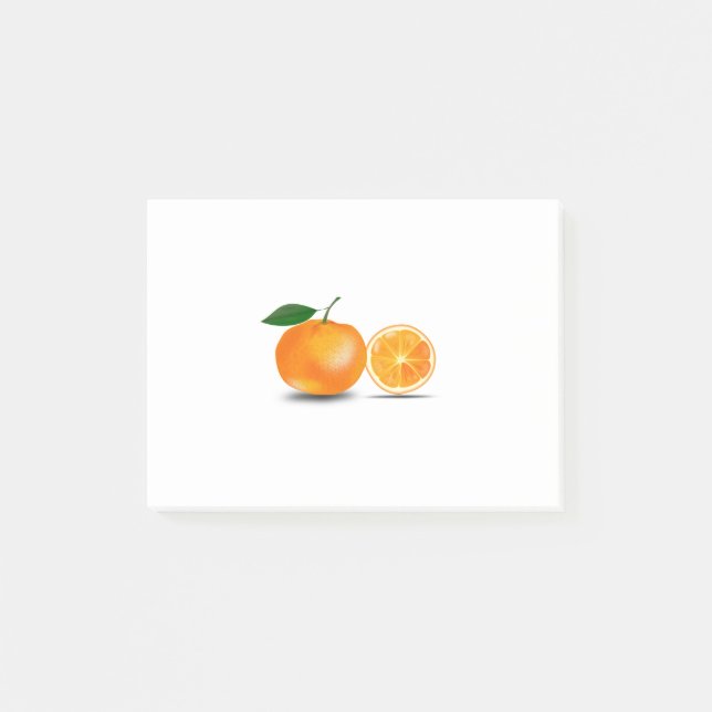 Orange and a Half Post-it Notes (Front)