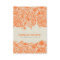 Orange And Beige Floral Paisley Lace