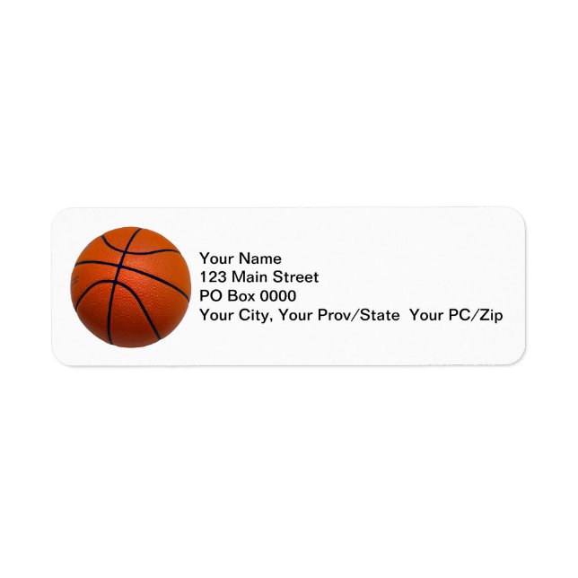 Orange and Black Basketball (Front)