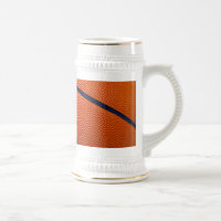 Orange and Black Basketball