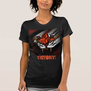 ORANGE AND BLACK STRIPES T-Shirt