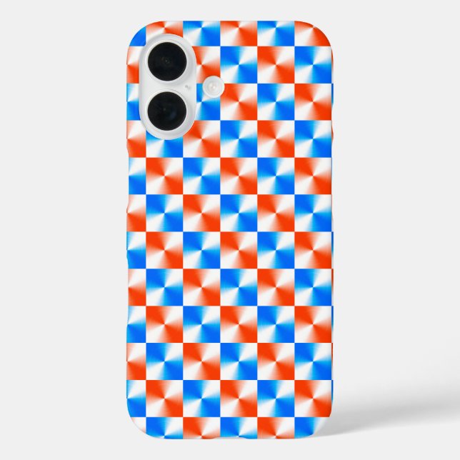 Orange and Blue Case-Mate iPhone Case (Back)