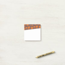 Orange and Blue Post-It® Notes, 4" x 3" Post-it No