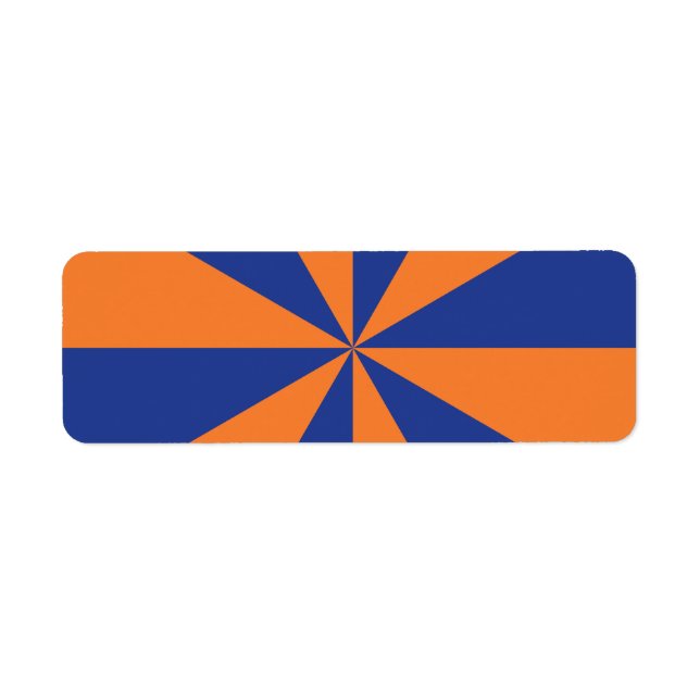 Orange and Blue Starburst (Front)