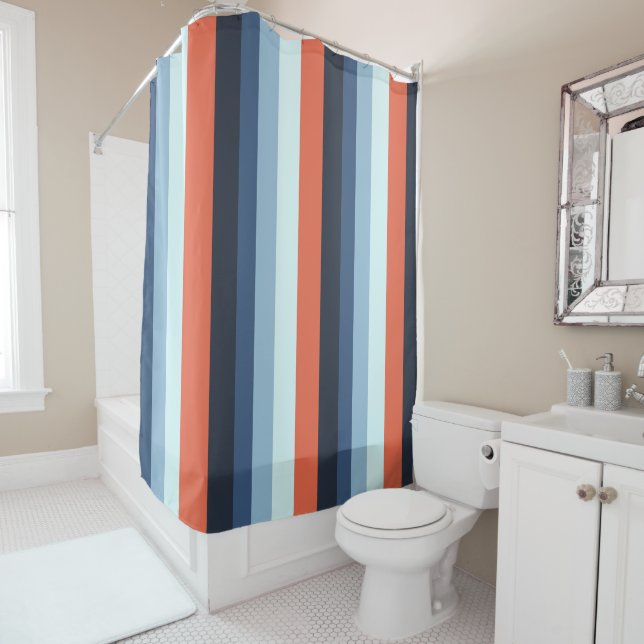 Orange and Blue Stripes (In Situ)