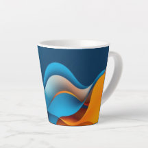 Orange and Blue Waves