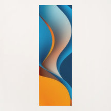 Orange and Blue Waves