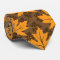Orange and brown maple leaves fall colours custom
