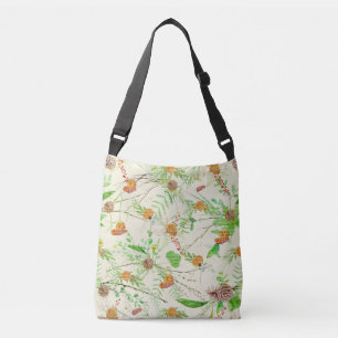 ORANGE AND CINNAMON CROSSBODY BAG