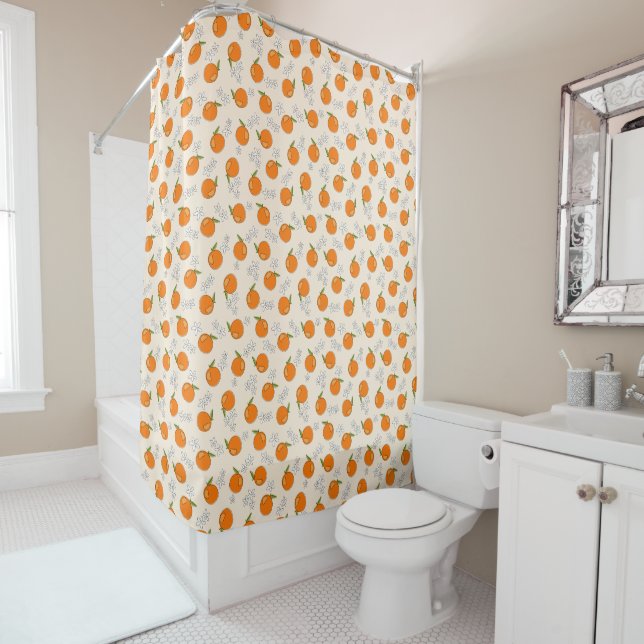 Orange and Flower Pattern (In Situ)