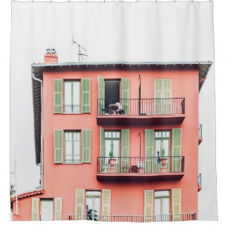 ORANGE AND GREEN 4-STOREY BUILDING