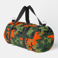 Orange and Green Camouflage, Military, Army