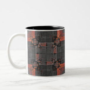 Orange and Grey Crossroads Mug