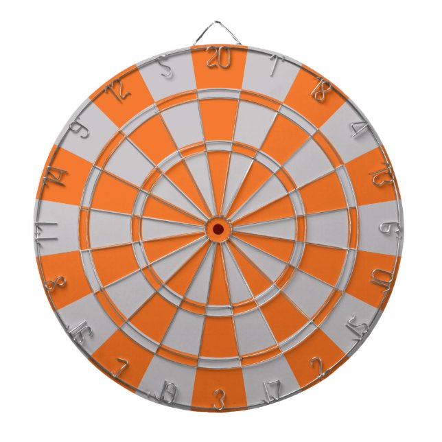 Orange And Grey Dartboard (Front)
