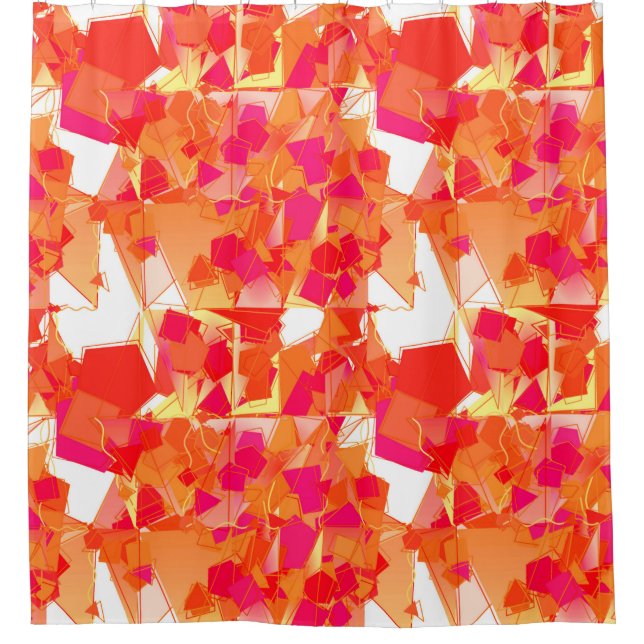 Orange and Hot Pink Abstract (Front)