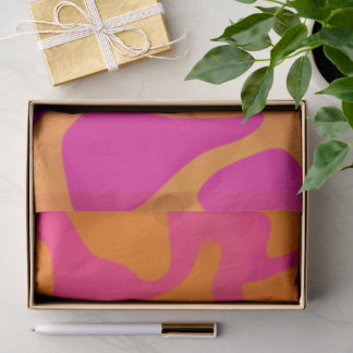 Orange and Hot Pink Gradient Tissue Paper