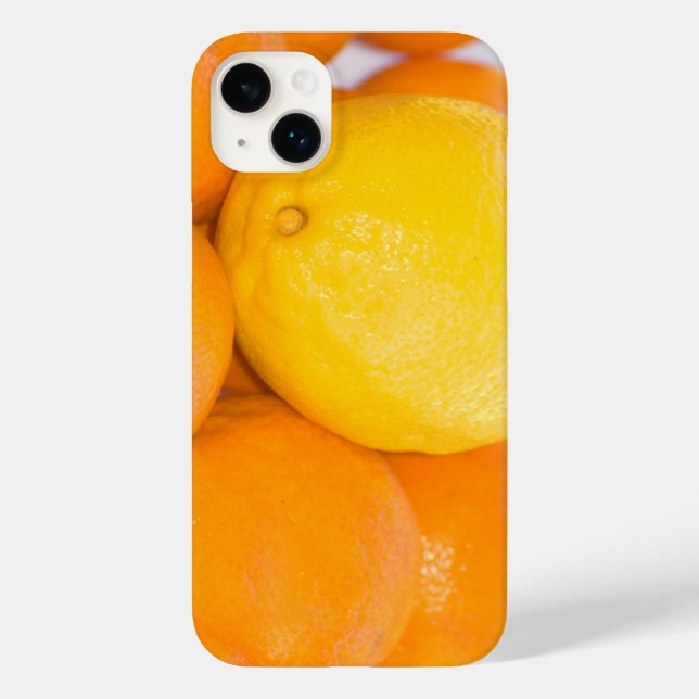Orange and Lemon Citrus Fruit Close-Up Photograph Case-Mate iPhone Case (Back)