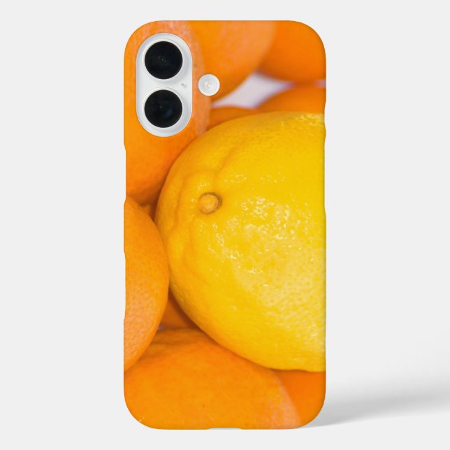 Orange and Lemon Citrus Fruit Close-Up Photograph Case-Mate iPhone Case (Back)