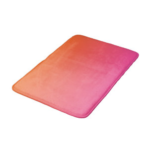 Orange and Pink Gradient Bath Mat