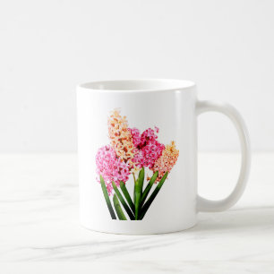 Orange and Pink Hyacinths Coffee Mug