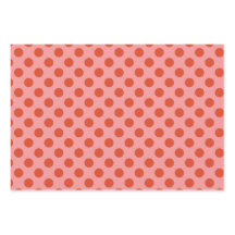 Orange and pink patterns  Wrapping Paper set
