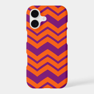 Orange and Purple Chevron Pattern Design