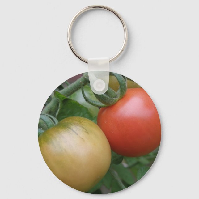Orange and Red Tomatoes Keychain (Front)
