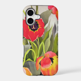 Orange and Red Tulips