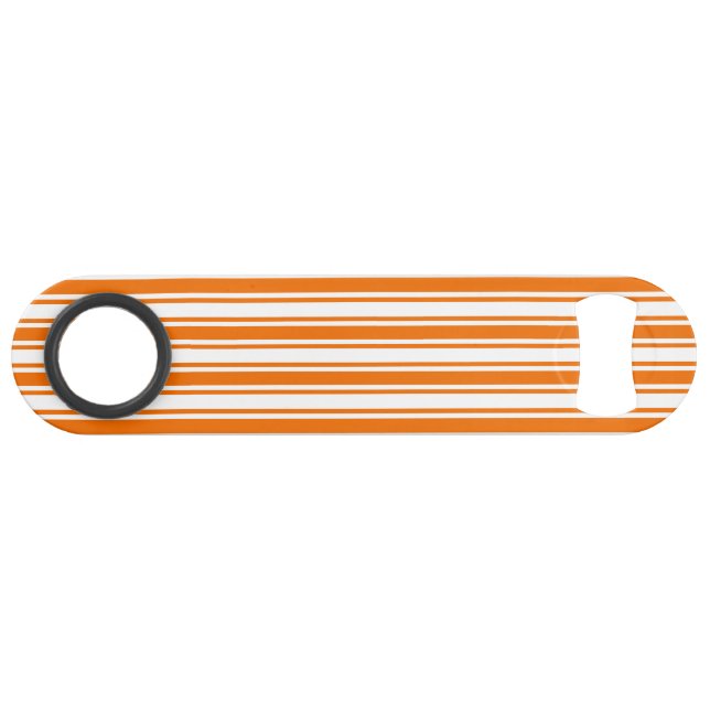 Orange and white candy stripes bar key (Front (Horizontal))