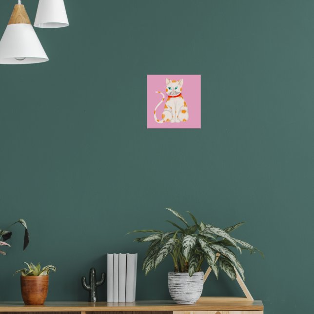 Orange and White Cat Posters (Living Room 1)