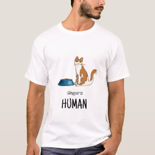 Orange and White Cat Shirt