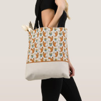Orange and White Cats Naive Art Style Color Block