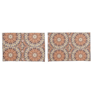Orange and white delight pillowcase