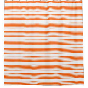 Orange and white five stripes pattern