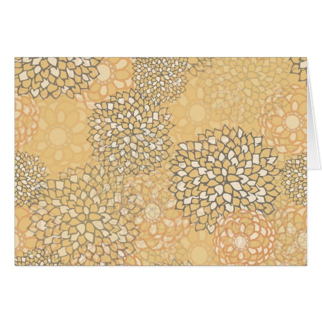 Orange and White Flower Burst (Front Horizontal)