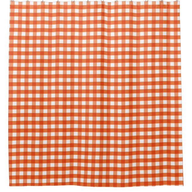 Orange and White Gingham Pattern (Front)