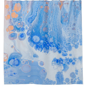 Orange and white jellyfish in water